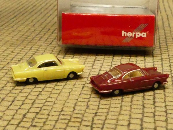 1/160 Herpa PKW-Set NSU Sport Prinz grünbeige  weinrot 065757-003
