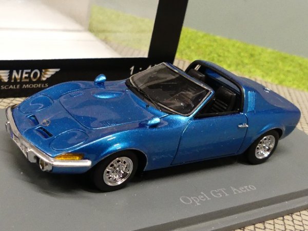 1/43 NEO Opel GT Aero blaumetallic 43080