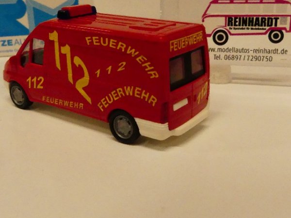 1/87 Rietze Ford Transit Kasten Feuerwehr 112 SONDERPREIS 4,99 € statt 12 €