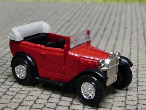 1/87 Brekina BMW Dixi Limousine Cabrio dunkelrot, Felgen chrom