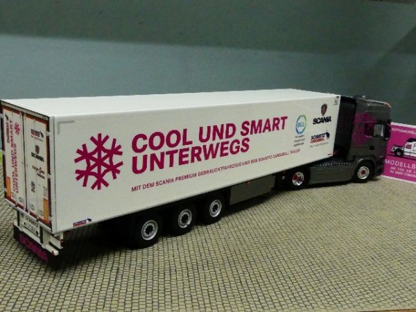 1/50 Herpa WSI Scania R `13 TL Christina Scheib Kühlkoffer-Sattelzug 071659