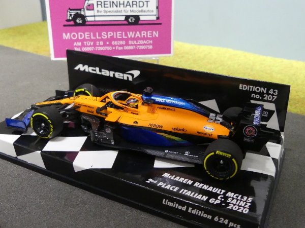 1/43 Minichamps McLaren MCL35 SAINT Italien 2020  537 205155