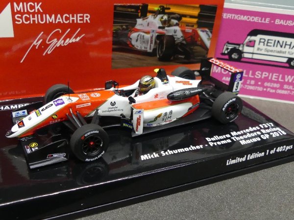 1/43 Minichamps Dallara Mercedes F317 Mick Schumacher 517 184309