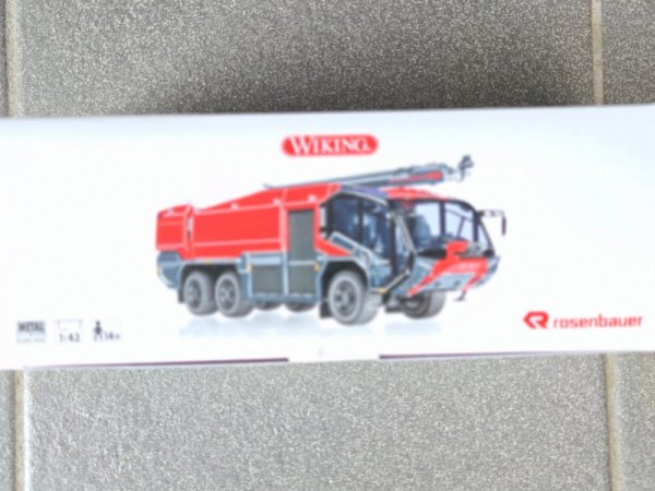 1/43 Wiking Rosenbauer FLF Panther 6x6 mit Löscharm  7614