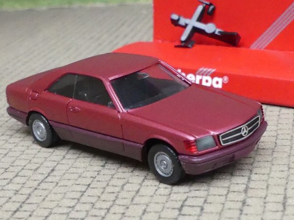 1/87 Herpa MB 560 SEC dunkelrot metallic 3087