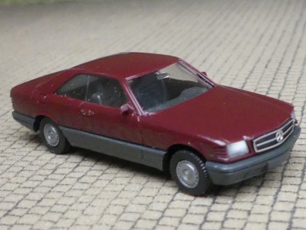 1/87 Herpa MB 560 SEC dunkelbraun mit Spiegel
