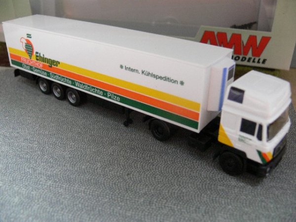1/87 AWM MAN F2000 Ehinger Augsburg Kühl-Koffer-SZ 55211