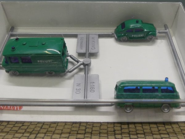 1/160 Wiking N Spur 3 Polizei Einsatzfahrzeuge 0935 00