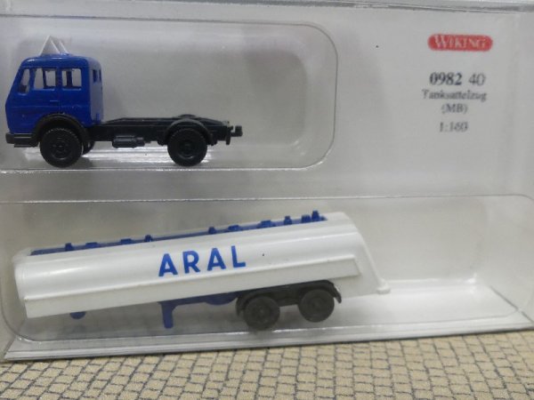 1/160 Wiking N Spur MB ARAL Tanksattelzug 0982 40