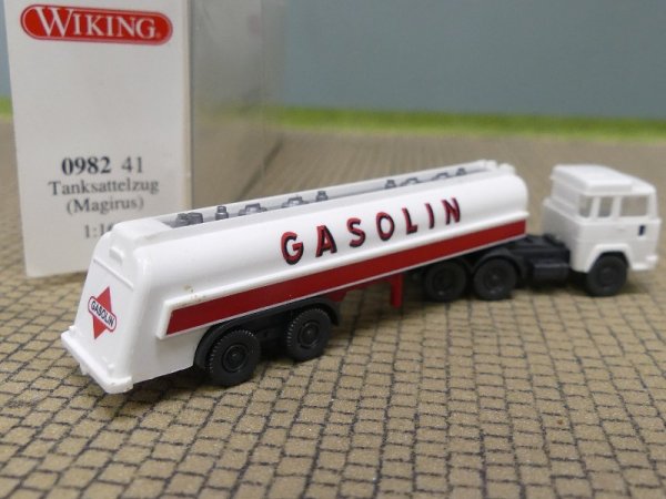 1/160 Wiking N Spur Magirus GASOLIN Tanksattelzug 0982 41