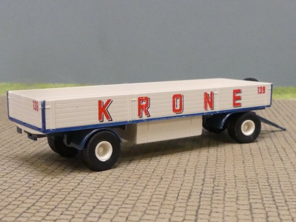 1/87 Brekina 2achs Anhänger Lang- Pritsche Circus Krone #139