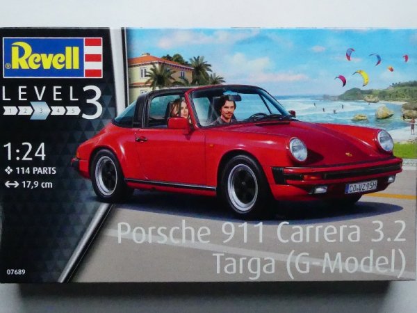 1/24 Revell Bausatz Porsche 911 Carrera 3.2 Targa G-Modell 07689