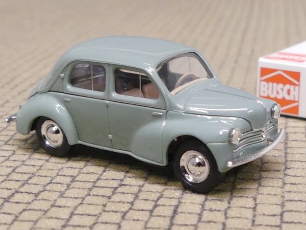 1/87 Busch Renault 4CV graublau 46500