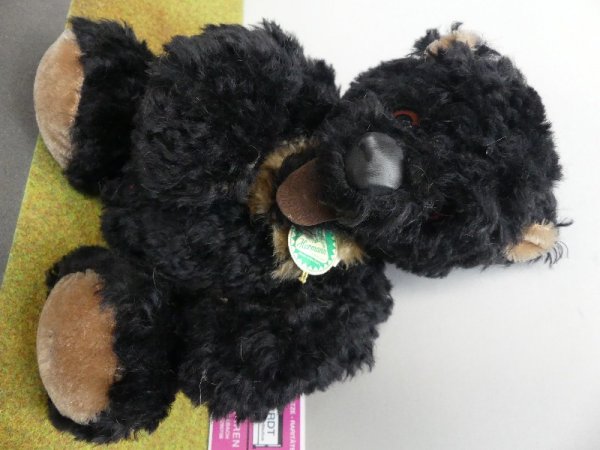 HC48 Hermann Coburg Black Jack ca. 26 cm Künstlerbär Kristina Dietzel