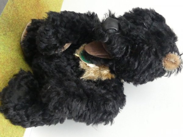 HC48 Hermann Coburg Black Jack ca. 26 cm Künstlerbär Kristina Dietzel