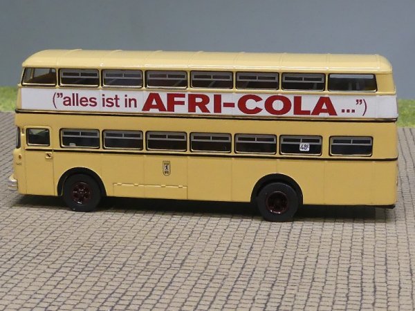 1/87 Brekina Büssing D2U BVG BLUNA/AFRI-COLA 96107 Sondermodell Reinhardt