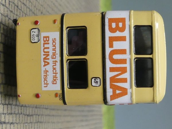 1/87 Brekina Büssing D2U BVG BLUNA/AFRI-COLA 96107 Sondermodell Reinhardt