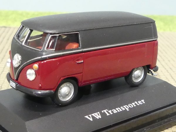 1/72 VW T1 schwarz/rot Kasten