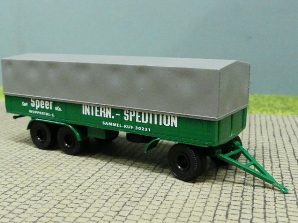 1/87 Brekina 3-Achs Anhänger Speer Plane