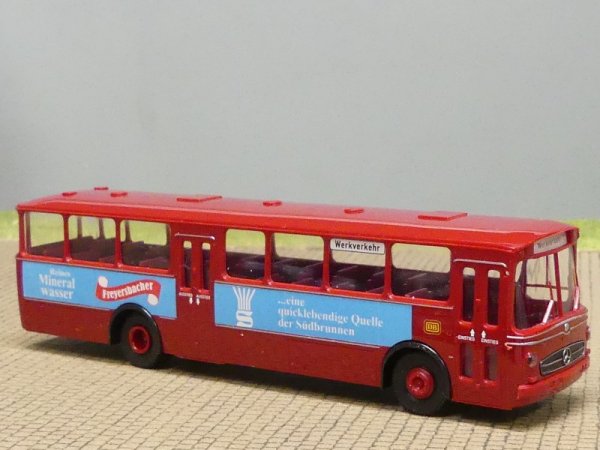 1/87 Brekina MB O 317 DB Freyersbacher Mineralwasser