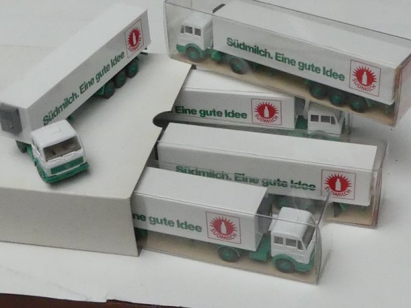 1/87 Wiking Händlerpackung MB NG Südmilch Kühlkoffer-HZ 5 Modelle