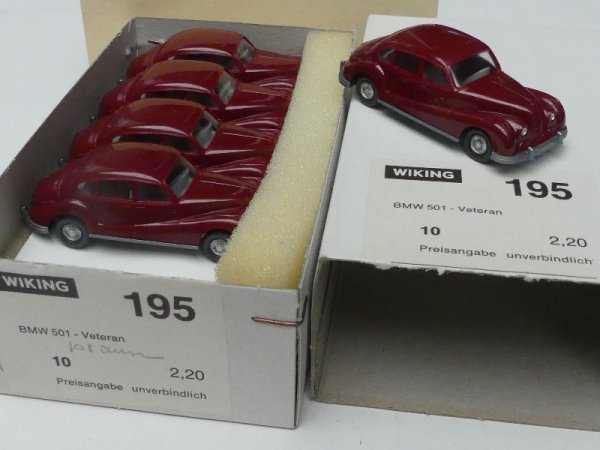 1/87 Wiking Händlerpackung BMW braunrot 10 Modelle