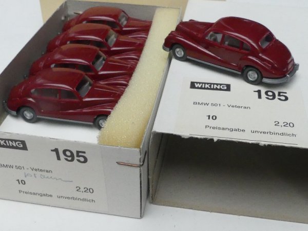 1/87 Wiking Händlerpackung BMW braunrot 10 Modelle