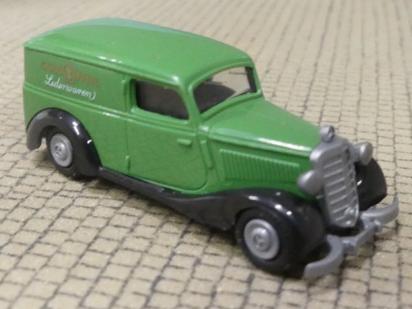 1/87 Busch MB 170 V Lieferwagen Goldpfeil Lederwaren Praline