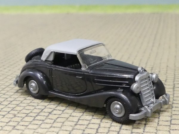 1/87 Busch MB 170 S Cabrio dunkelgrau geschlossen Praline