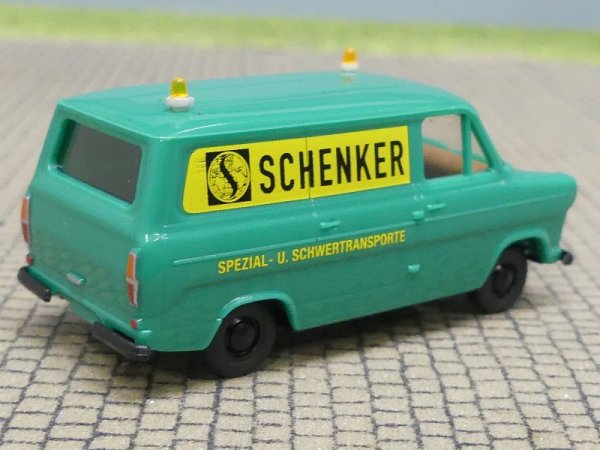 1/87 Brekina Ford Transit IIC SCHENKER Schwertransporten