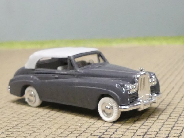 1/87 Busch Bentley Cabrio dunkelgrau Verdeck geschlossen 4412 Praline