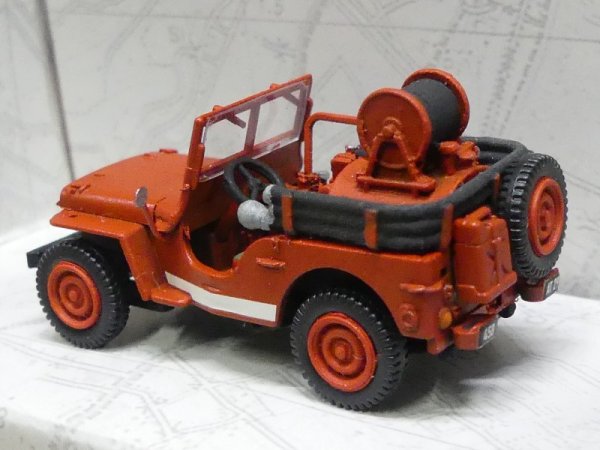 1/87 REE Modeles Jeep Pompier feux de forêt CB-086