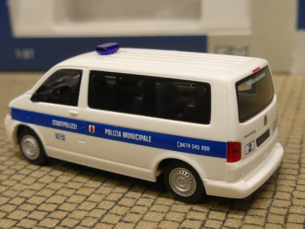 1/87 RIETZE VW t5 Transporteur Bus Polizia Municipale Bruneck 51781