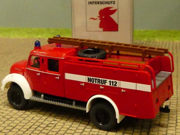 1/87 Wiking Magirus Feuerwehr TLF 16 Hannover Interschutz 2022 0863 64