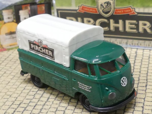 1/87 Brekina # 2363p VW T1b Pircher Pritsche/Plane