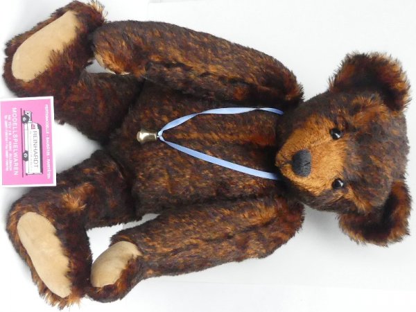 Da2 Dany Bär Berlin braun ca. 50 cm Mohair mit Holzwolle gestopft Handarbeit