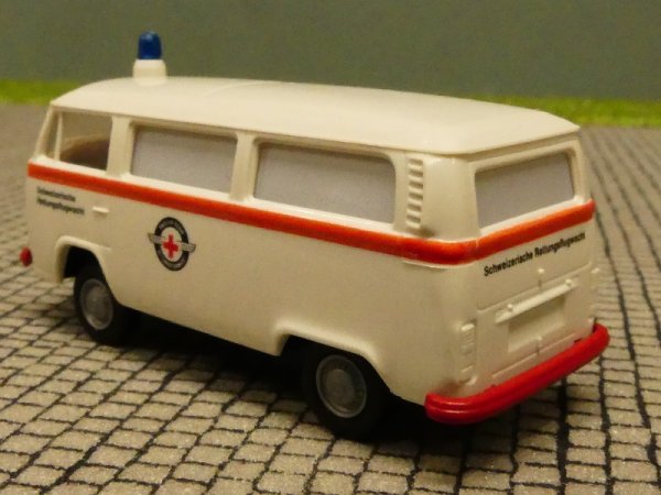 1/87 Brekina VW T2 Schweizer Rettungsflugwacht CH Bus