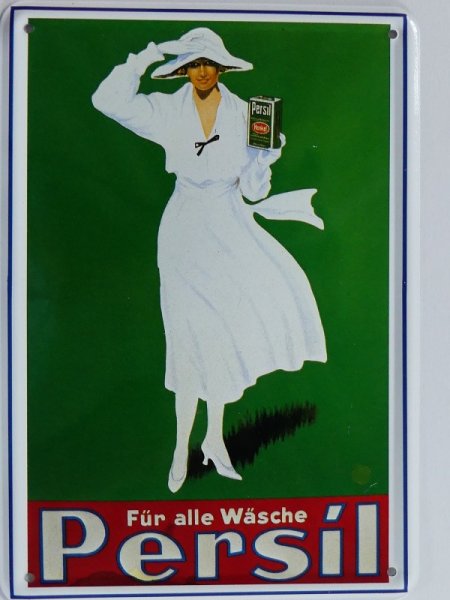 Blechschild Persil Für alle Wäsche 10 x 14 cm