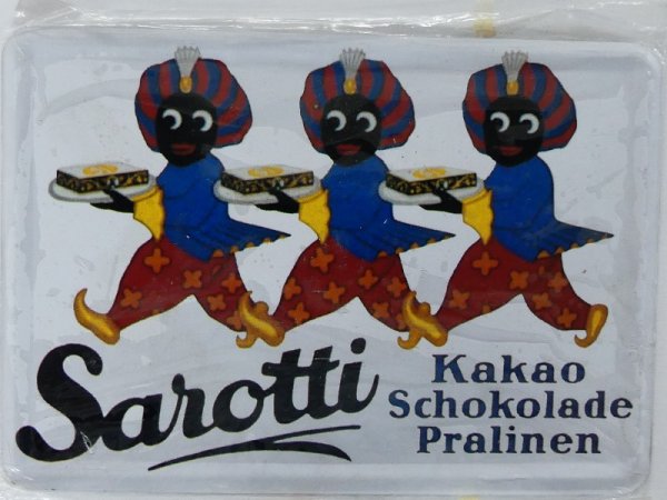 Blechschild Sarotti 10 x 14 cm