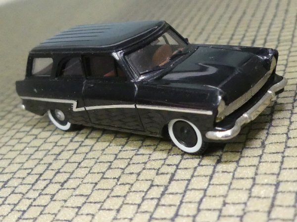 1/87 Brekina Ford 17m Kombi schwarz Felge vorne rechts schwarz #15