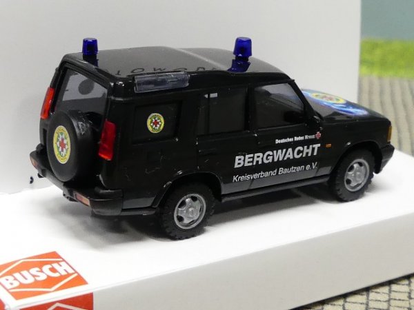 1/87 Busch Land Rover Discovery Bergwacht Bautzen 51919 SONDERPREIS 16.82 STATT 26.99 €