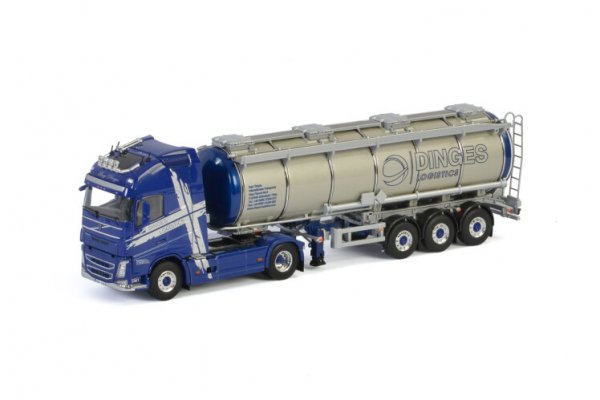 1/50 WSI VOLVO FH4 GLOBETROTTER XL Ingo Dinges Tank Sattelzug 01-2811