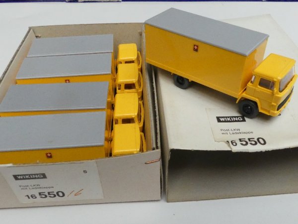 1/87 Wiking Händlerpackung Magirus PTT Post CH 5 Modelle 550 6