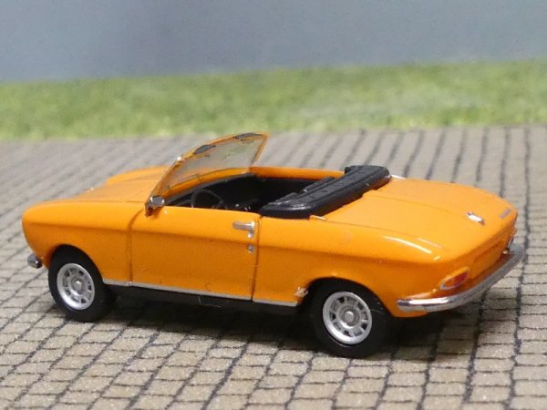 1/87 Brekina Peugeot 204 Cabrio orange 1967, 29181