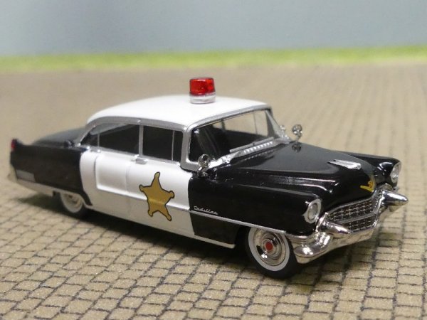1/87 Brekina Cadillac Fleetwood Sheriff 1955, 18356