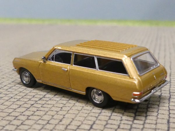 1/87 Brekina Opel Rekord A CarAVan gold 20473