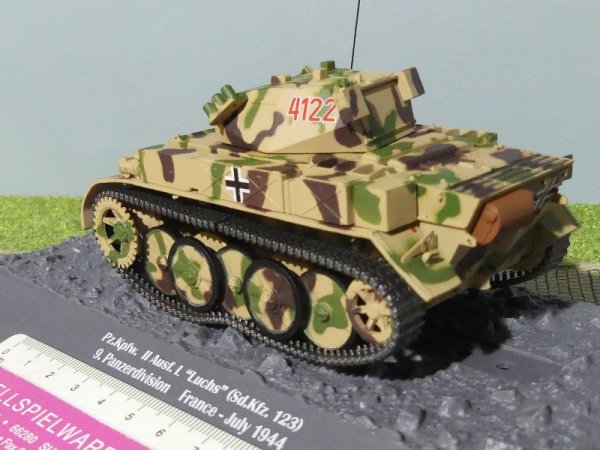 1/43 IXO Panzerkampfwagen II Ausf. L Geschützrohr fehlt Panzer 37