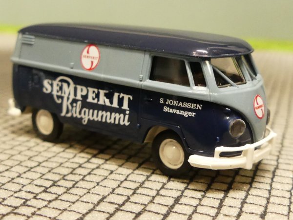 1/87 Brekina # 1238 VW T1b Semperit Norwegen, Kasten 32548