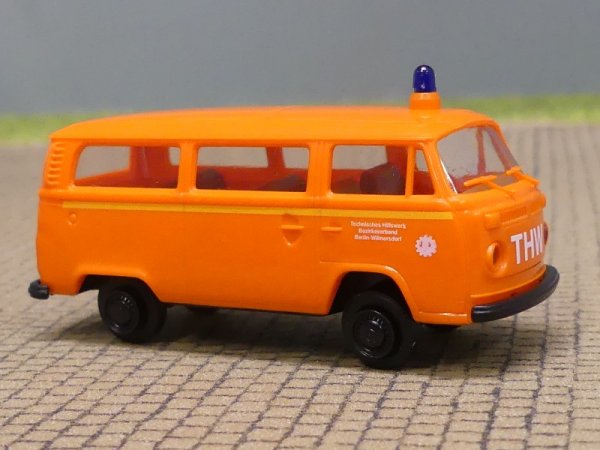 1/87 Brekina VW T2 THW Berlin Bus 33165