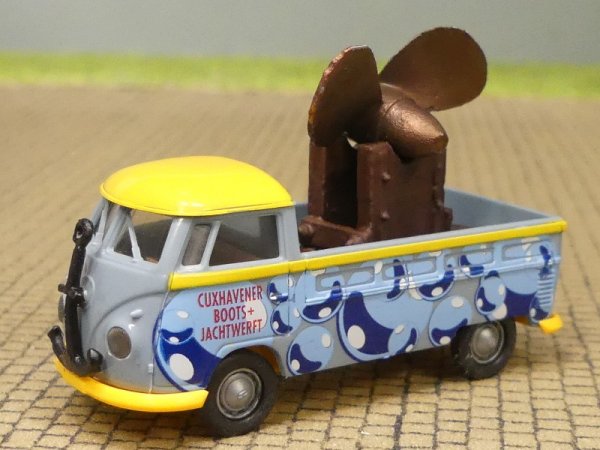 1/87 Brekina # 0846 VW T1 b Cuxhafener Boots - Jachtwerft Pritsche